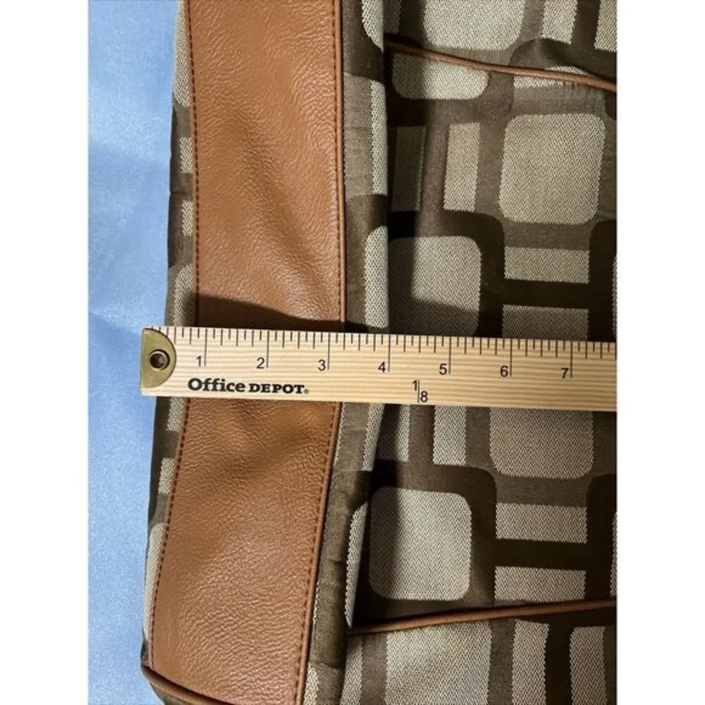 Nine West Handbag Tote Handbag Purse‎ Beige and Brown Design